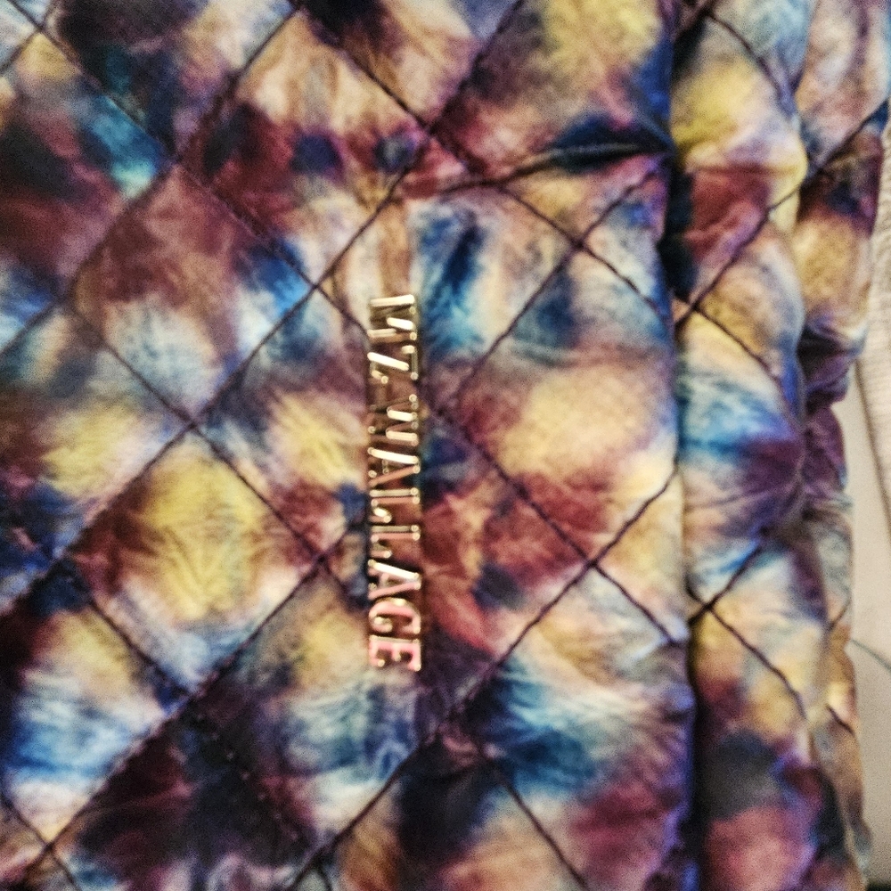 MZ Wallace TieDye Winter Prism Multicolor Quilted Tote. Nwot! - Picture 12 of 13